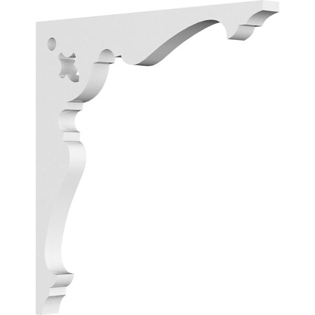 Ekena Millwork Heath Architectural Grade PVC Bracket, 5/8"W X 8"D X 8"H BKTP01X08X08HE